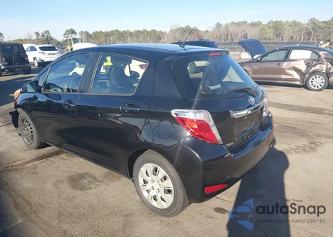 2012 Toyota Yaris Le z USA, uszkodzony, nr VIN JTDKTUD32CD536960